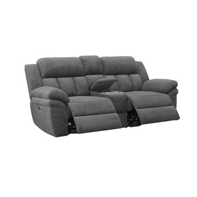 Joelie Upholstered 86'' Power Reclining Loveseat