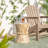 Hourglass shape Outdoor Side Table-2001706015