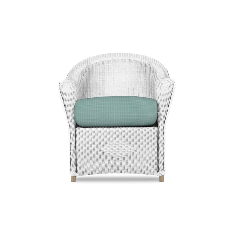 Reflections Outdoor Dining Armchair, White, Fife Aruba