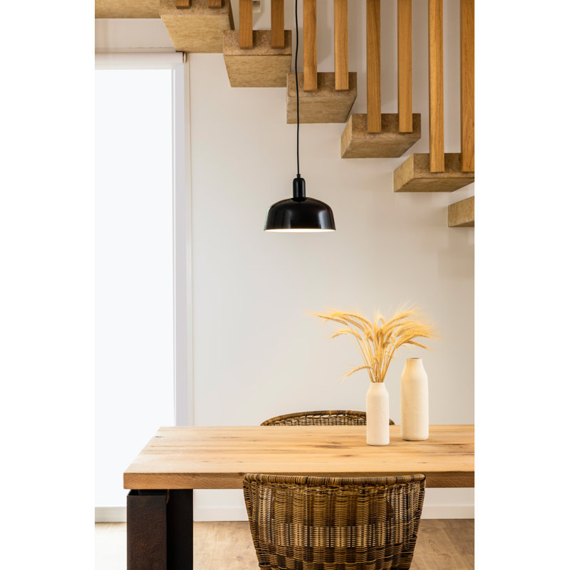 Tatawin Pendant , 4.53" H x 9.84" W x 9.84" D, Black