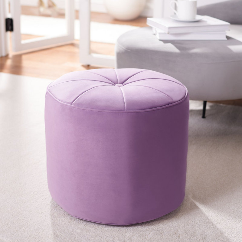 Repose-pieds 21 po, Velours lilas