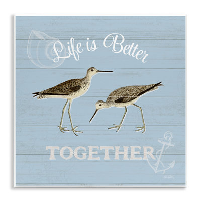 " Better Together Coastal Sandpipers " by Katie Pertiet