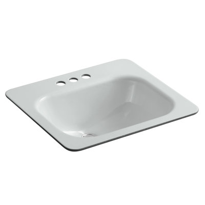 Tahoe Metal Rectangular Undermount Bathroom Sink with Overflow