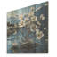 Blossuming cornouiller - art mural en bois de cornouiller sur bois de pin naturel-1662996088