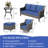 Tojuana 7 - Person Outdoor Seating Group with Cushions