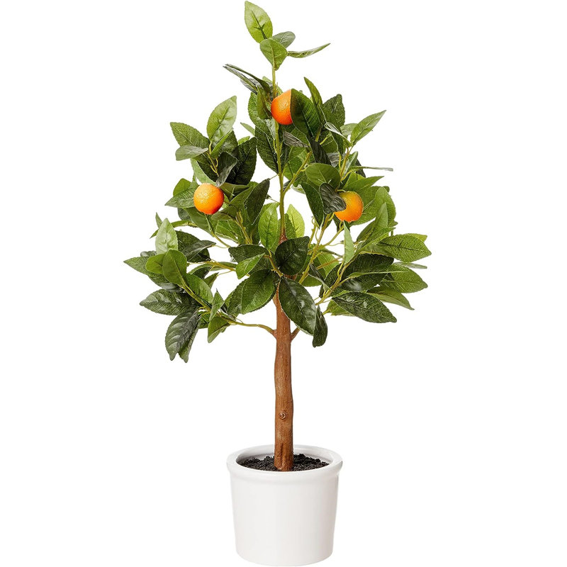 24'' Faux Orange Tree in Pot