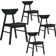 Modern Dining Chairs With Backrest, With Solid Wood Frame, For Dining Room/Living Room