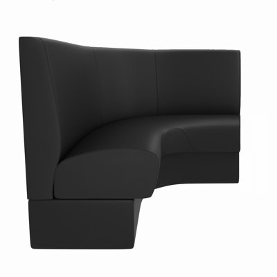 Curved Corner Booth