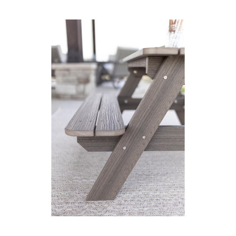 Berlin Gardens Kids Rectangular Picnic Table, Sage