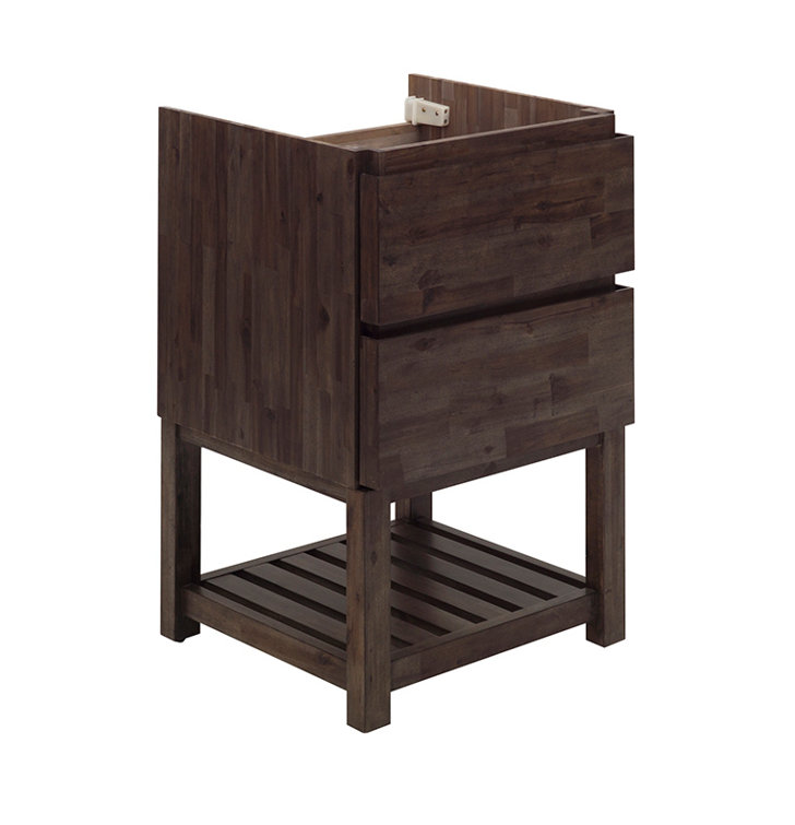 Fresca® Formosa 58" Free-Standing Open Bottom Double Sink Bathroom Vanity Base Only