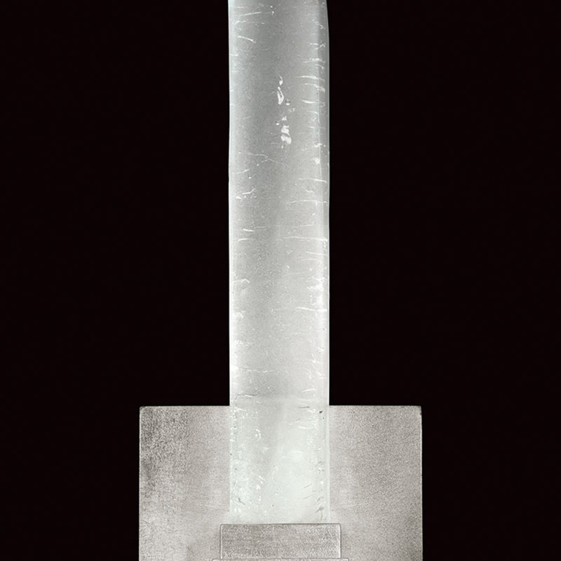 Lior Flush Mounted Sconce, Silver, 3000
