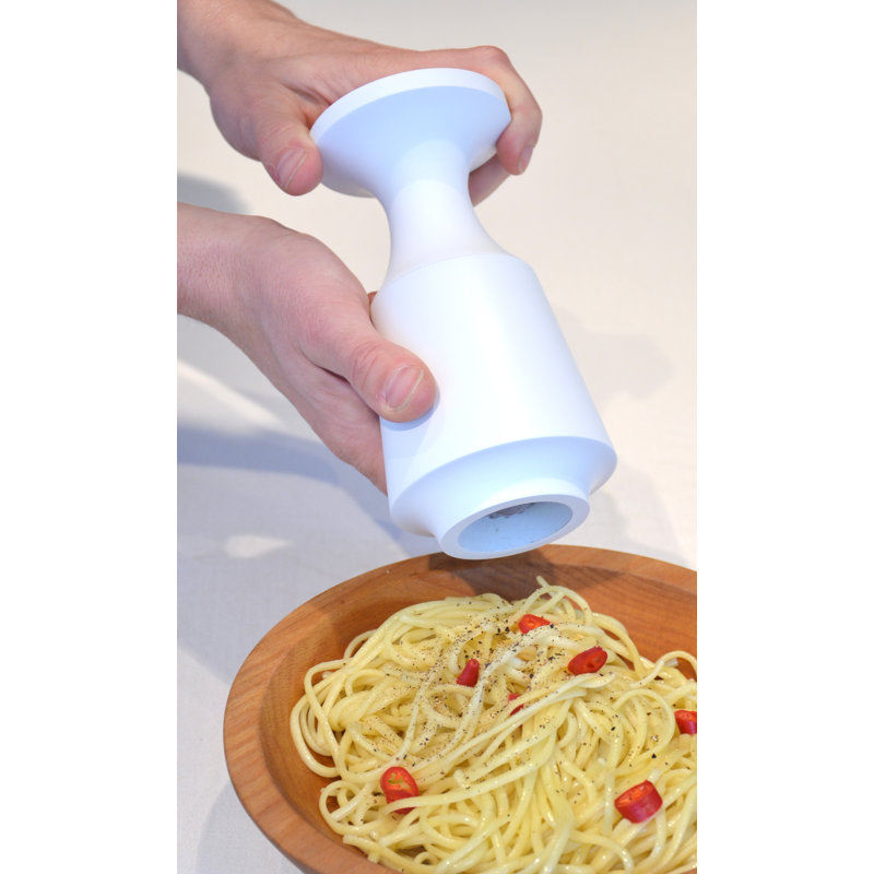 Brand Menahan Wood Salt Mill, White