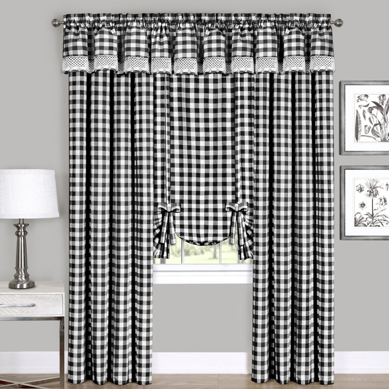 Haylee Semi Sheer Single Curtain Panel, Chocolate, 42" W x 95" L