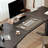 Black Curved Hight adjustable Solid Wood desk-108424828