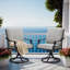 Swivel Patio Dining Armchair with Cushion (Set of 2)-97577779