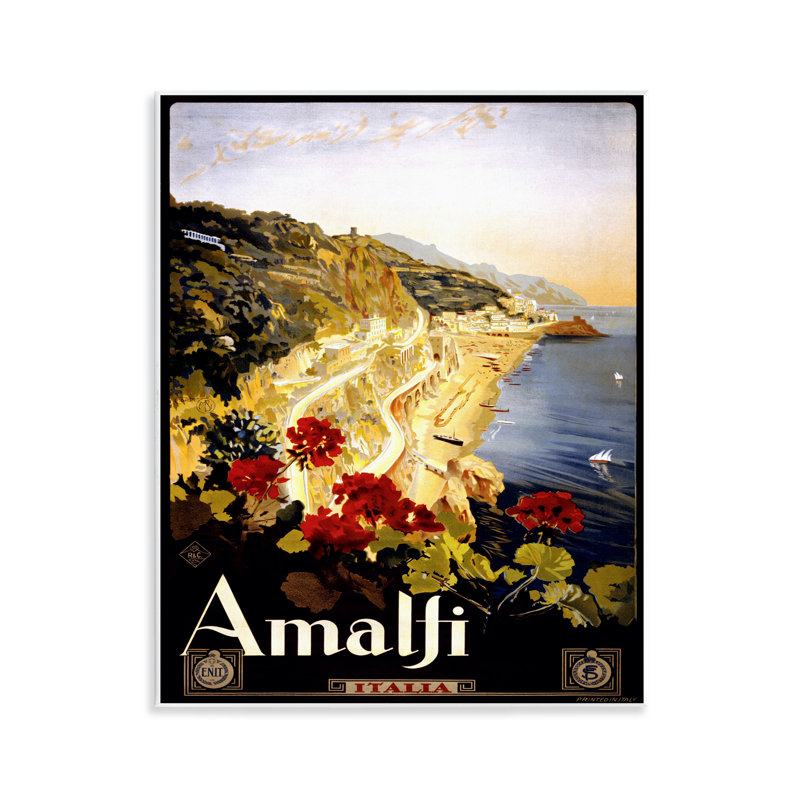 Plaque murale Amalfi Coast, par Lil 'Rue
