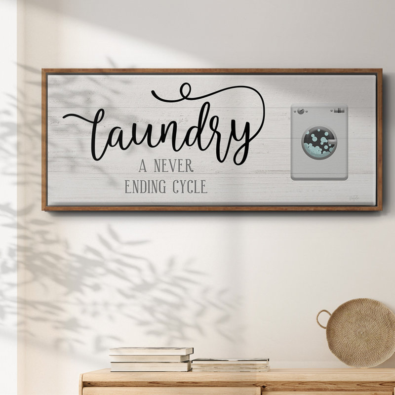 «Never Ending Laundry», toile encadrée
