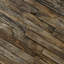 Carreau de mosaïque murale en bois empilé l 23 3/4 po x H 11 7/8 po x P 3/4 po, finition naturelle