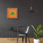  Art mural en verre acrylique, 24 po x 24 po «Manyo Caliente 4» par Farida Zaman-1566751121