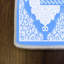 Tapis oriental en polyester bleu Brack-750166246
