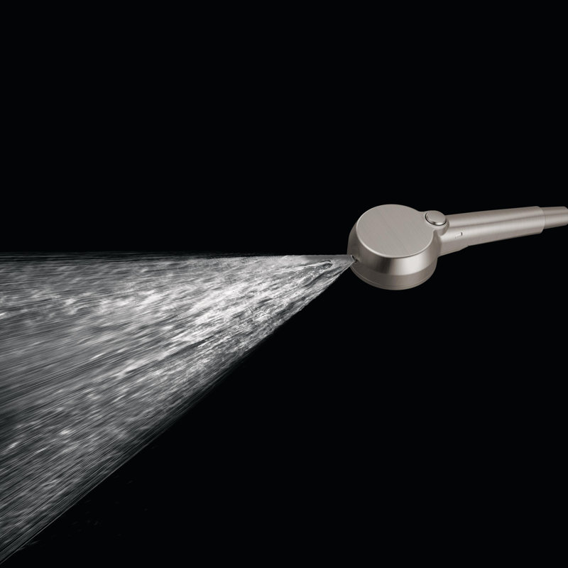 5-Setting In2ition 2-in-1 Dual Shower Head with Handheld High Pressure ProClean Spray 1.75 GPM Stainless, Stainless
