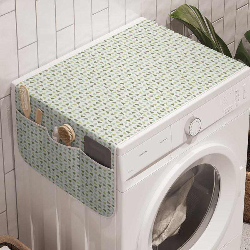 East Urban Home Winter Washing Machine Organizer Pack of 2 47" x 18.5" Multicolor