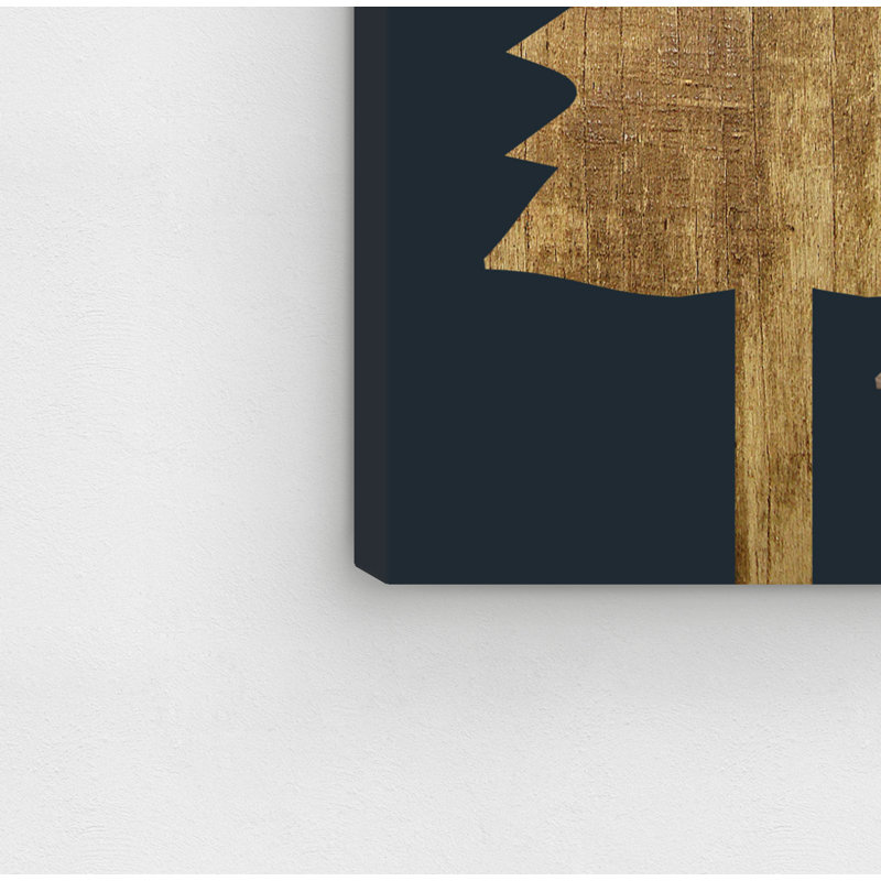 «Wooden Trees», reproduction, H 12 po x l 12 po x P 0,5 po, Toile