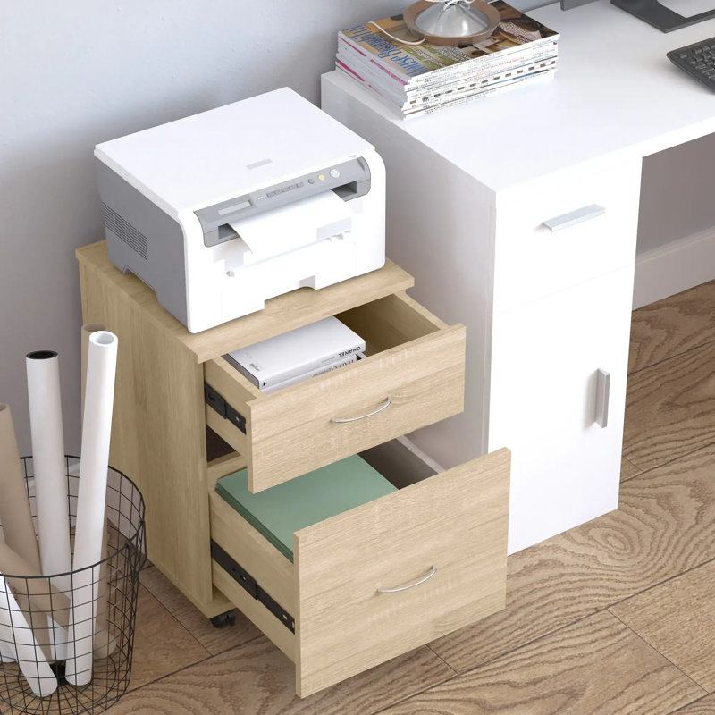 41cm Wide 2 -Drawer File Cabinet, Beige