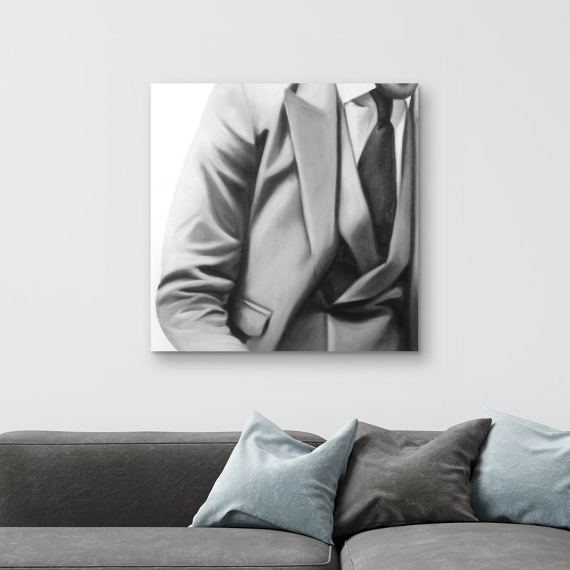 Elegant businessman - 32"x32" art on canvas
