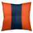 Orange et bleu marine