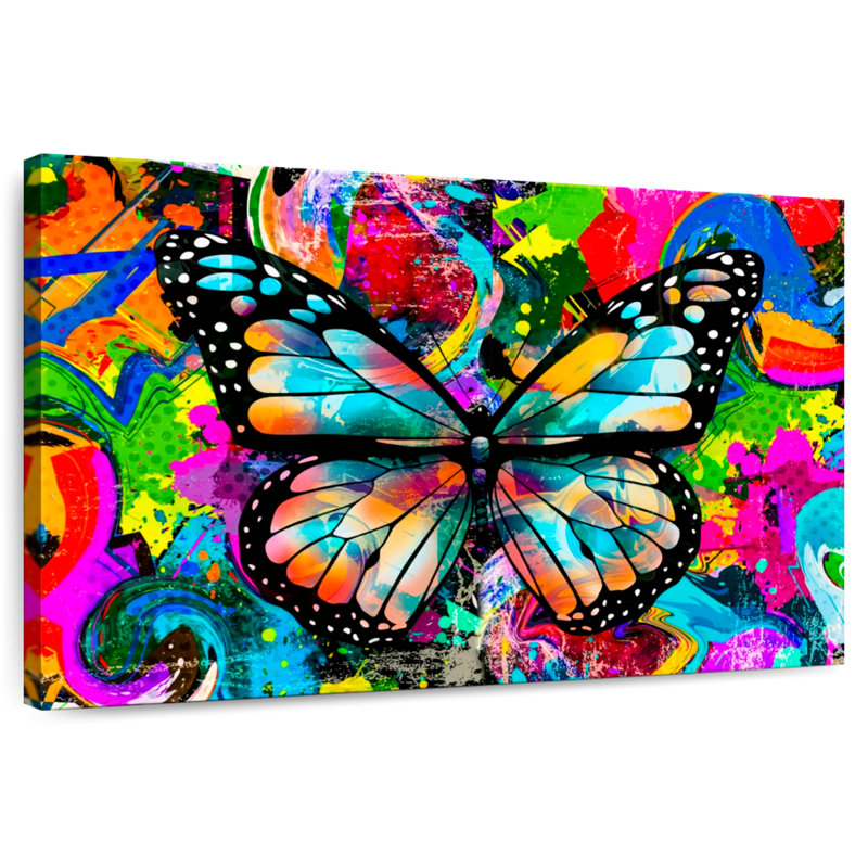 Brampt Trippy Butterfly, 26" H x 39" W