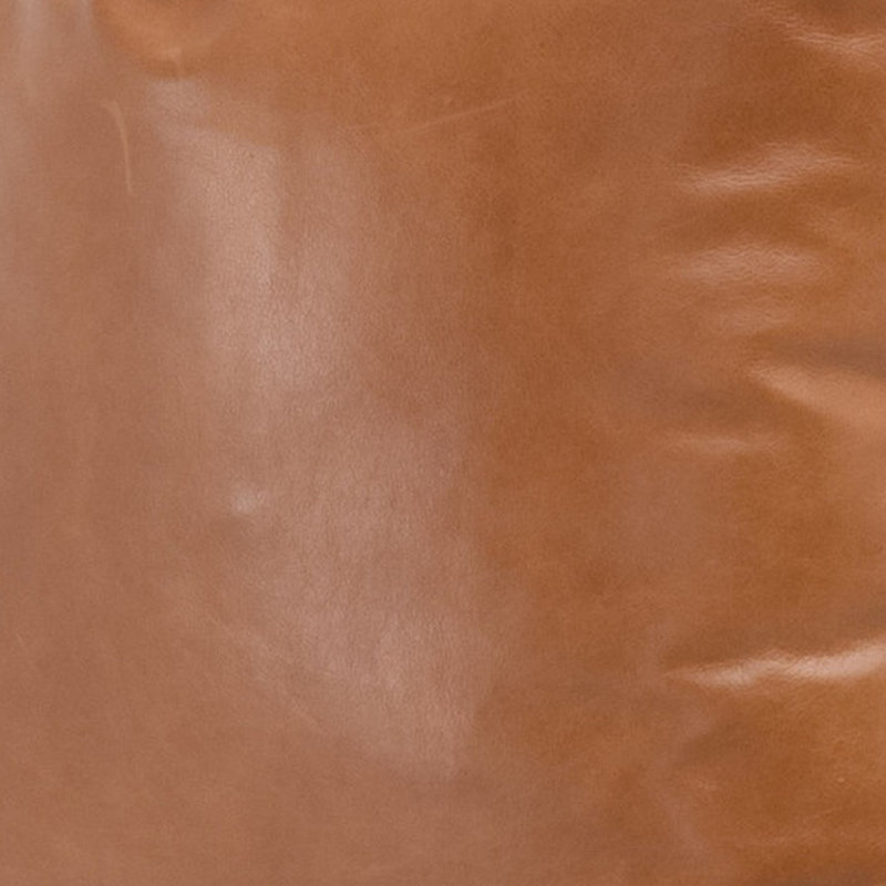 Housse et insert de coussin décoratif en similicuir