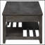 Table basse à plateau relevable gris
