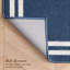 Debbie Machine Woven Synthetic Area Rug in Blue/White-610470357-626437693