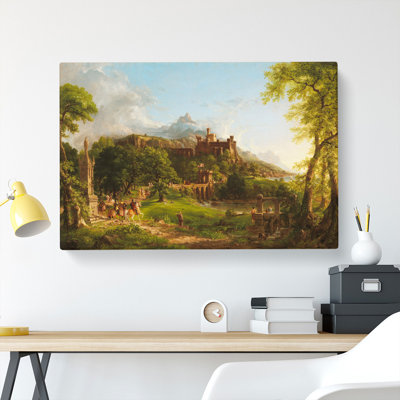 The Departure by Thomas Cole - Wrapped Canvas