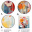 Collage kaléidoscope II - Collages abstraits, art mural en métal-1503583356