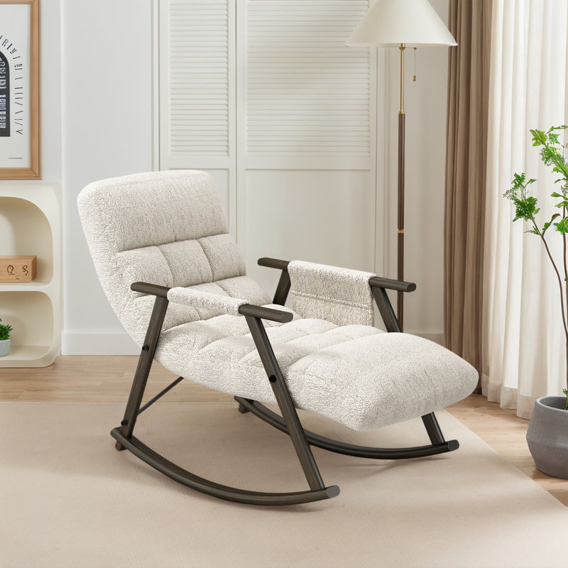 Chaise berçante l 23,28 po, Blanc