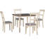 Ensemble de salle à manger rectangulaire L 35 po x l 35 po Lyndal-1356671987-1356671984