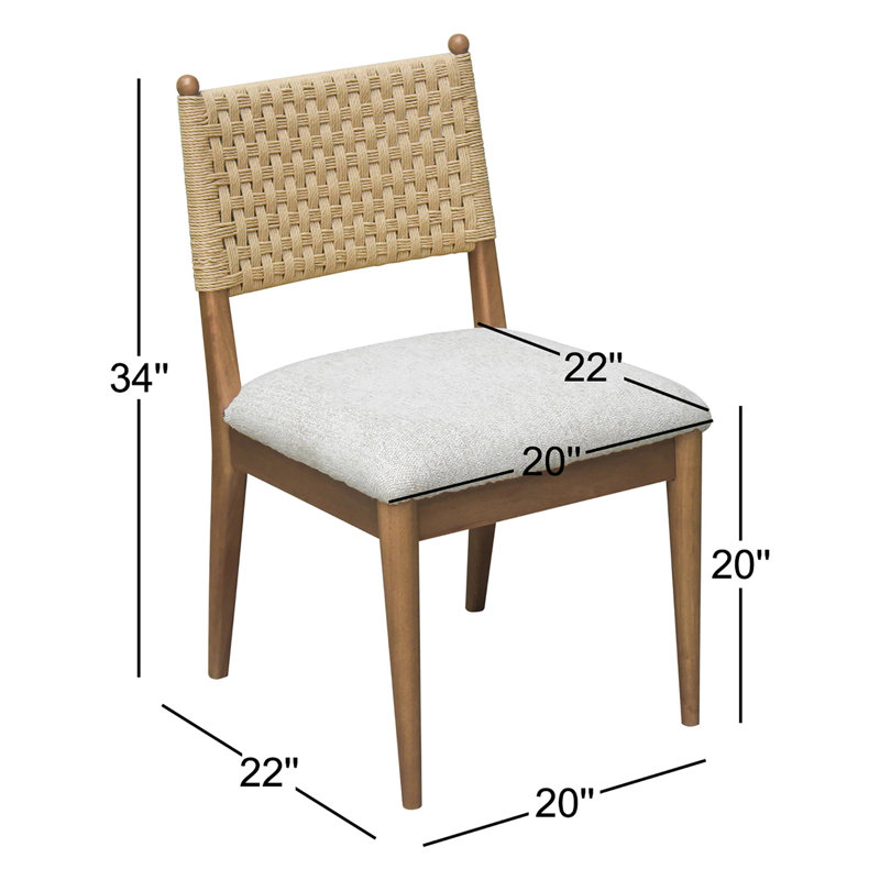 Langley Woven Back Chair