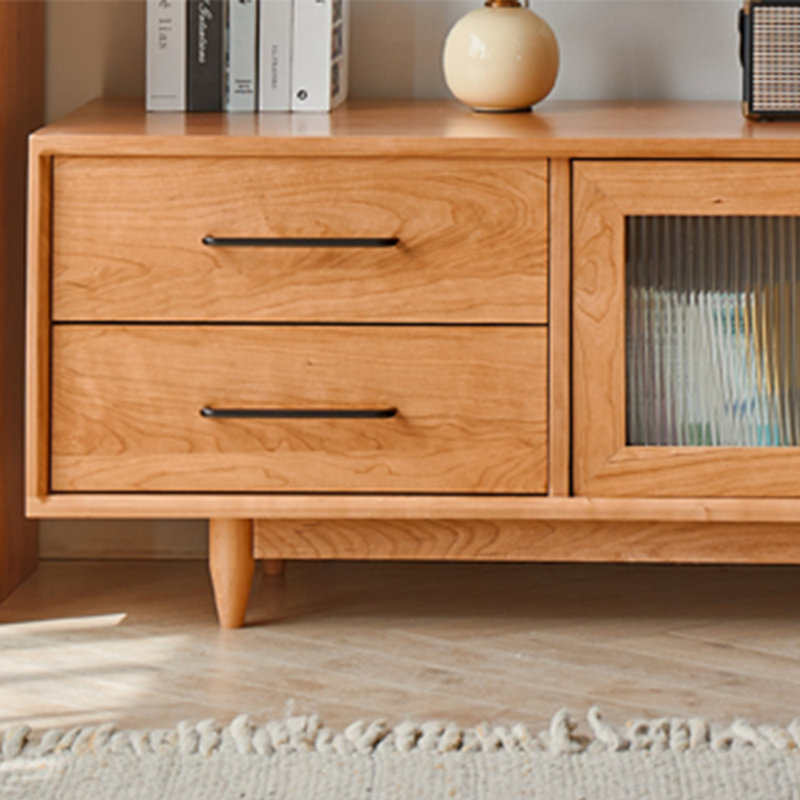 Simple large capacity storage TV cabinet