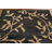 Abstract Black Area Rug 5x6