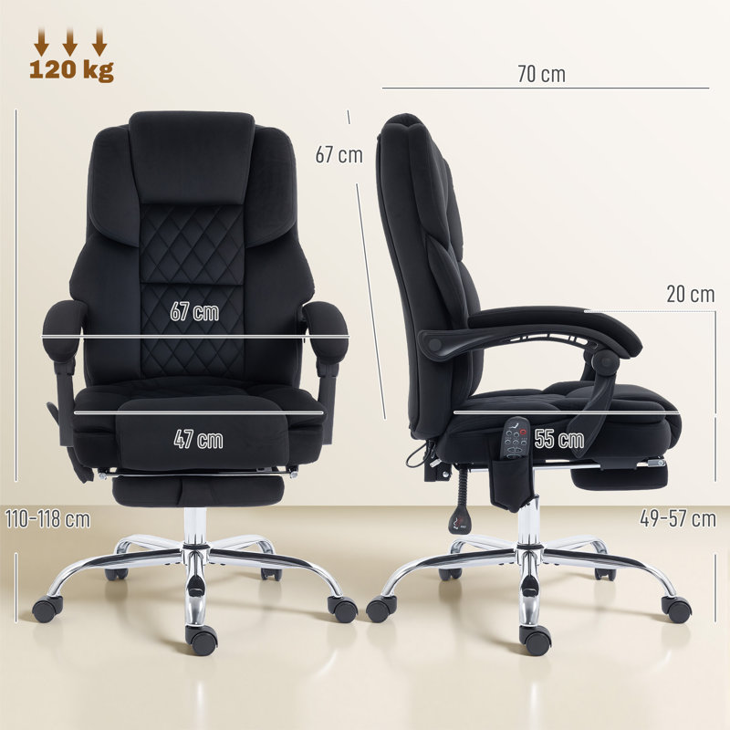Velvet Office Chair
