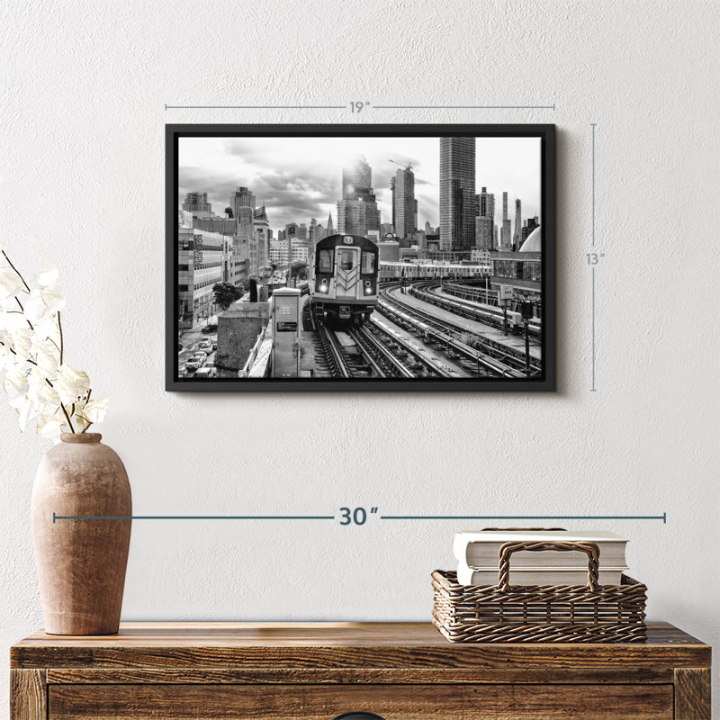 Line 7 Subway, reproduction sur toile, H 13 po x l 19 po