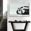 Voiture de sport blanche sur toile-1725488114