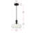 Inola 1-Light Glass Dome Pendant-247275961