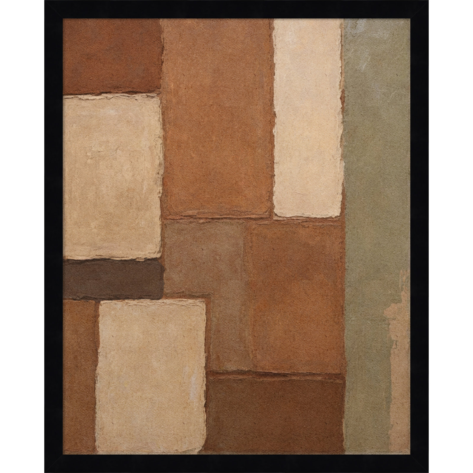 Arcilla Print by Dan Hobday, Black, 21" H x 17" W