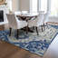 Tapis bleu marine 1 pi 8 po x 2 pi 6 po lavable à la machine intérieur / extérieur Chayden ACN985-99068391