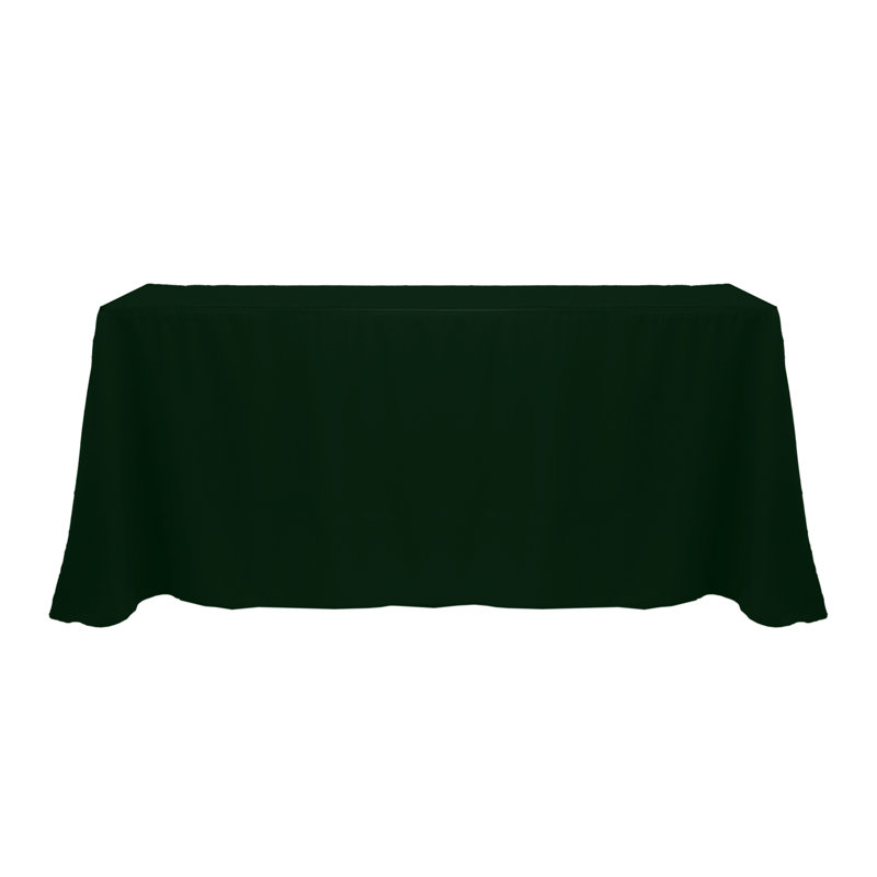 Solee Solid Color Tablecloth, 108" x 132", Forest, 1