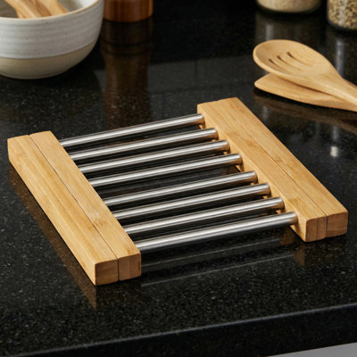 Bamboo Rectangle 1 Piece Trivet
