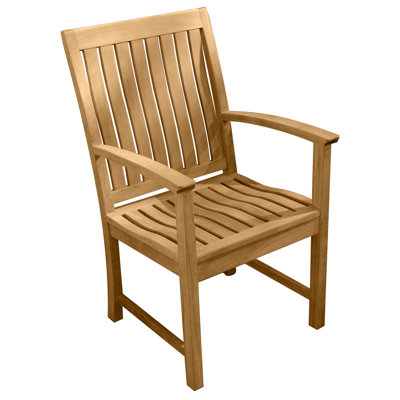 St. Lucia Teak Outdoor Dining Armchair